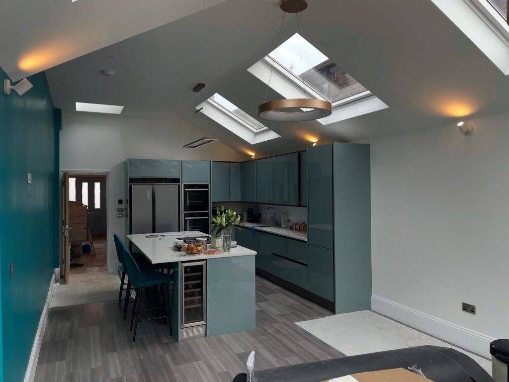 A conservatory extension